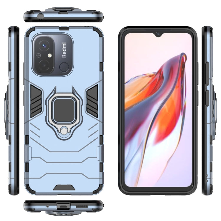 For Xiaomi Redmi 12C Magnetic Ring Holder PC + TPU Phone Case