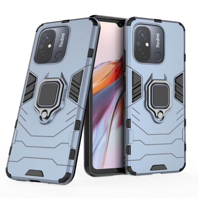 For Xiaomi Redmi 12C Magnetic Ring Holder PC + TPU Phone Case