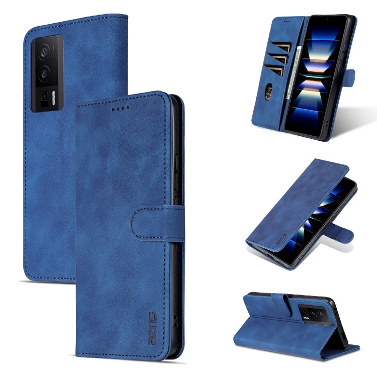 For Xiaomi Redmi K60 Pro / K60 AZNS Skin Feel Calf Texture Flip Leather Phone Case