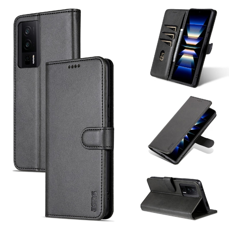 For Xiaomi Redmi K60 Pro / K60 AZNS Skin Feel Calf Texture Flip Leather Phone Case