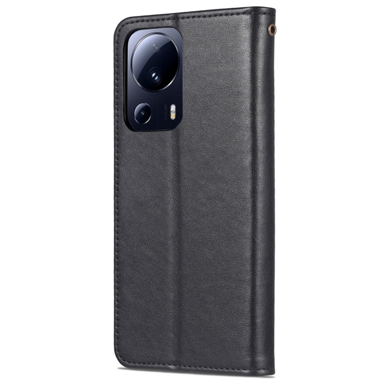 For Xiaomi 13 Lite AZNS Sheepskin Texture Flip Leather Phone Case