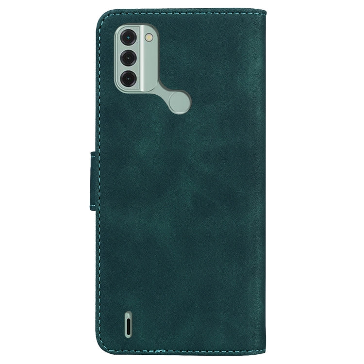 For Nokia C31 Skin Feel Pure Color Flip Leather Phone Case