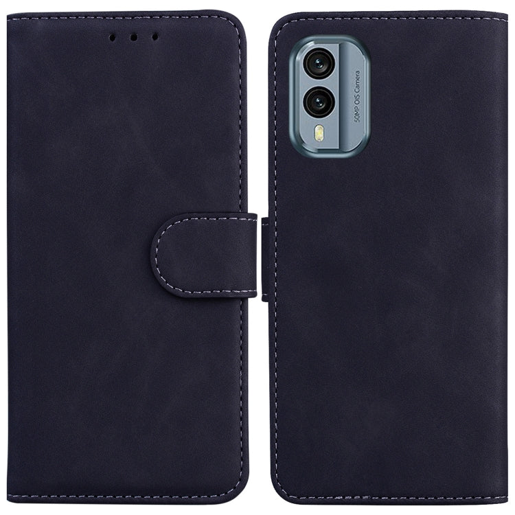 For Nokia X30 Skin Feel Pure Color Flip Leather Phone Case
