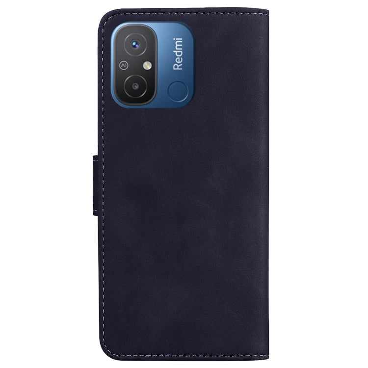 For Xiaomi Redmi 12C / 11A Skin Feel Pure Color Flip Leather Phone Case