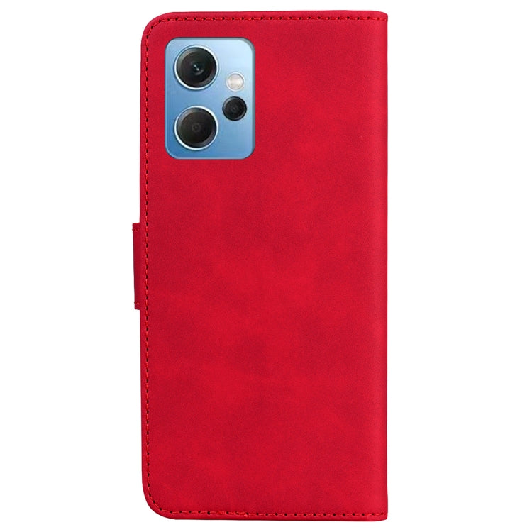 For Xiaomi Redmi Note 12 4G Global Skin Feel Pure Color Flip Leather Phone Case