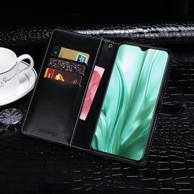 For Leagoo S11 idewei Crocodile Texture Horizontal Flip Leather Case with Holder & Card Slots & Wallet