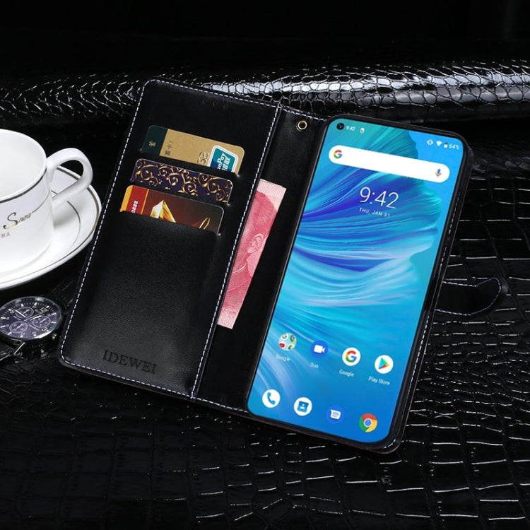 For Umidigi F2 idewei Crocodile Texture Horizontal Flip Leather Case with Holder & Card Slots & Wallet