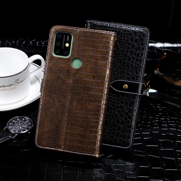 For Umidigi Power 3 idewei Crocodile Texture Horizontal Flip Leather Case with Holder & Card Slots & Wallet