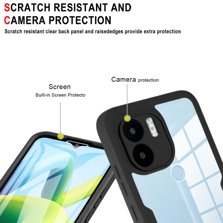 For Xiaomi Redmi A1 Acrylic + TPU 360 Degrees Full Coverage Phone Case