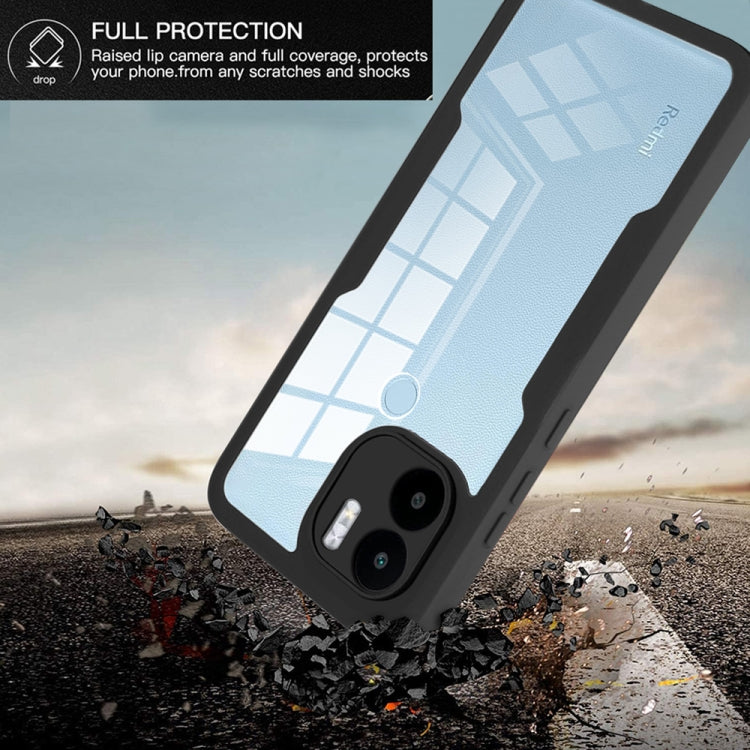 For Xiaomi Redmi A1 Acrylic + TPU 360 Degrees Full Coverage Phone Case