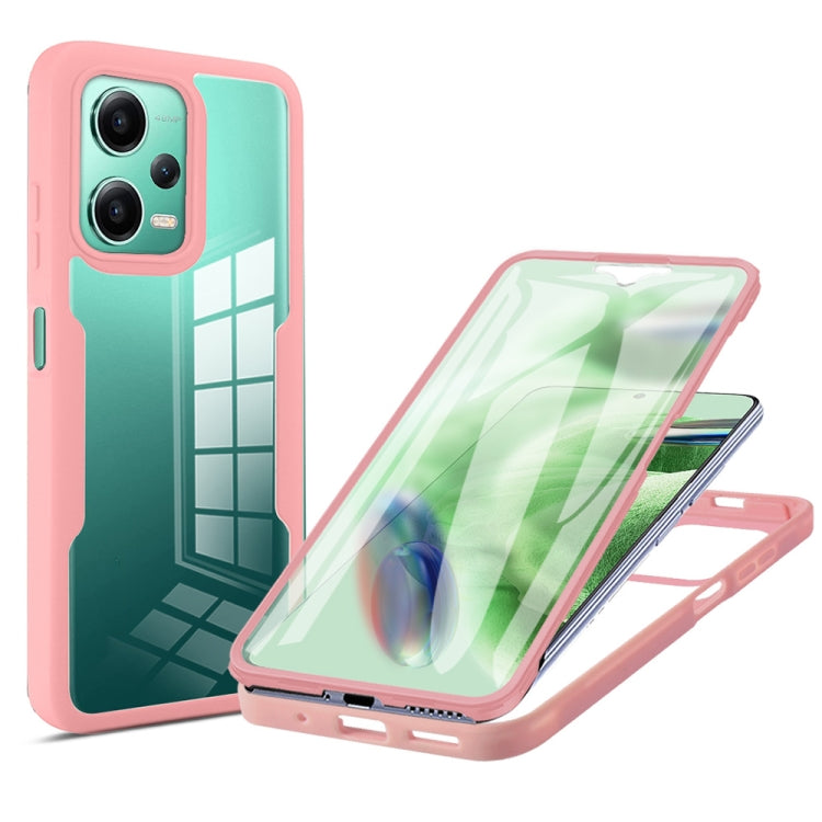 For Xiaomi Redmi Note 12 5G / Poco X5 Acrylic + TPU 360 Degrees Full Coverage Phone Case
