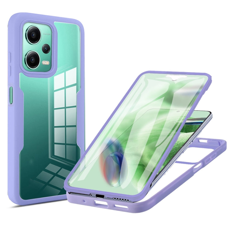 For Xiaomi Redmi Note 12 5G / Poco X5 Acrylic + TPU 360 Degrees Full Coverage Phone Case