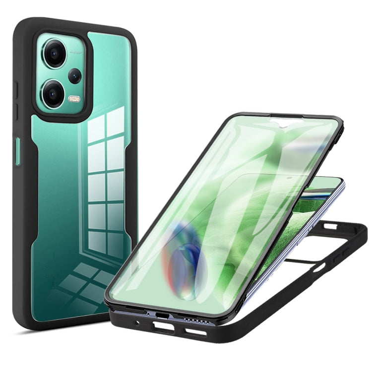 For Xiaomi Redmi Note 12 5G / Poco X5 Acrylic + TPU 360 Degrees Full Coverage Phone Case