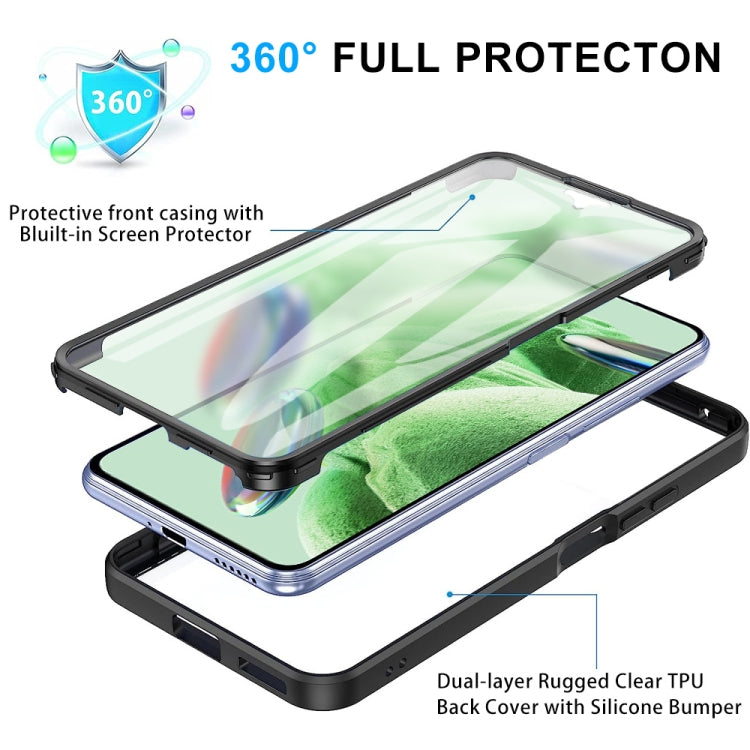 For Xiaomi Redmi Note 12 5G / Poco X5 Acrylic + TPU 360 Degrees Full Coverage Phone Case