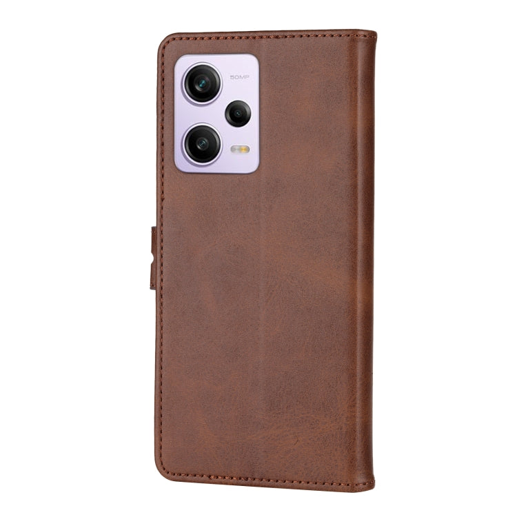 For Xiaomi Redmi Note 12 Pro 5G Global Embossed Happy Cat Pattern Flip Leather Phone Case