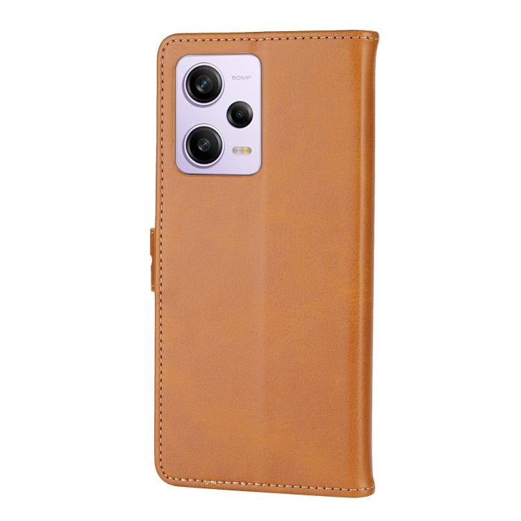 For Xiaomi Redmi Note 12 Pro 5G Global Embossed Happy Cat Pattern Flip Leather Phone Case