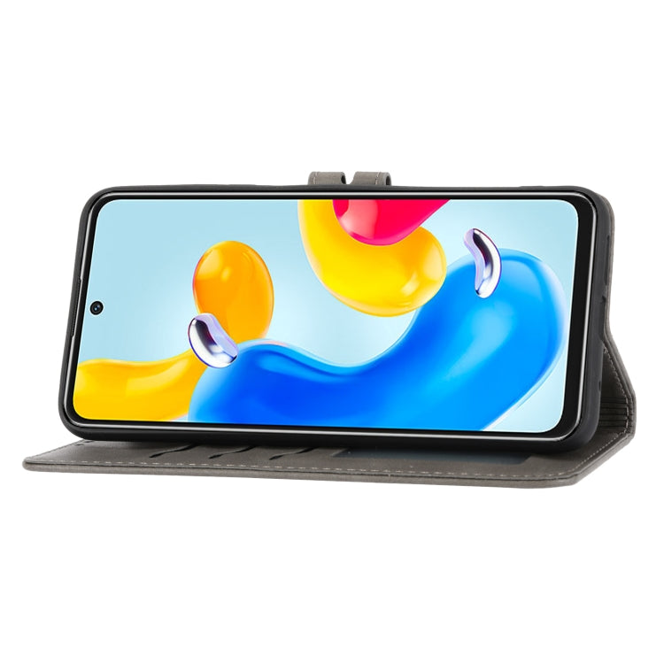 For Xiaomi 12T/12T Pro/Redmi K50 Ultra Embossed Happy Cat Pattern Flip Leather Phone Case