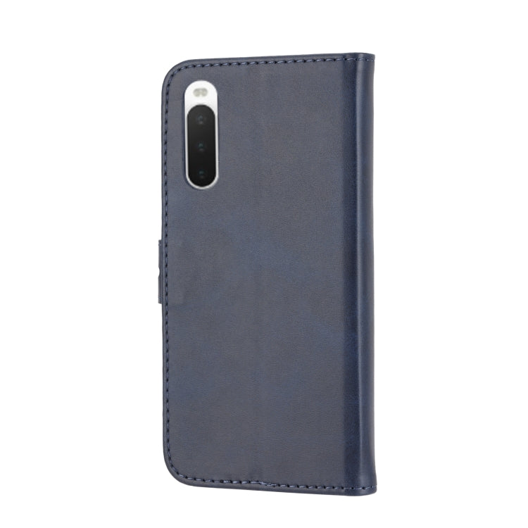 For Sony Xperia 5 IV Embossed Happy Cat Pattern Flip Leather Phone Case