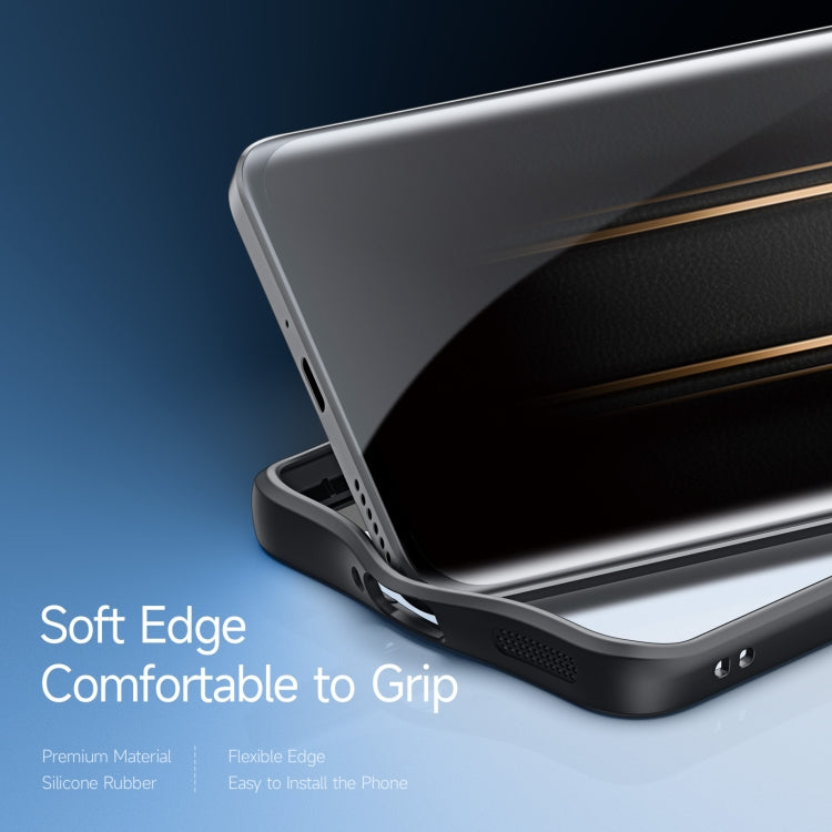 For Honor Magic5 Pro / Magic5 Ultimate DUX DUCIS Aimo Series TPU + PC Frosted Feel Phone Case(Black)