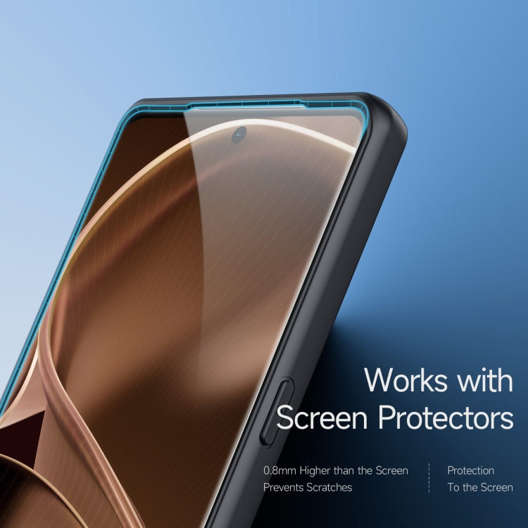 For OPPO Find X6 Pro DUX DUCIS Aimo Series TPU + PC Frosted Feel Phone Case(Black)