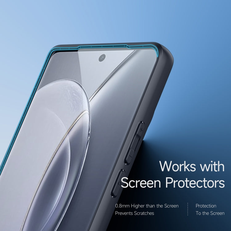 For vivo X90 DUX DUCIS Aimo Series TPU + PC Frosted Feel Phone Case(Black)