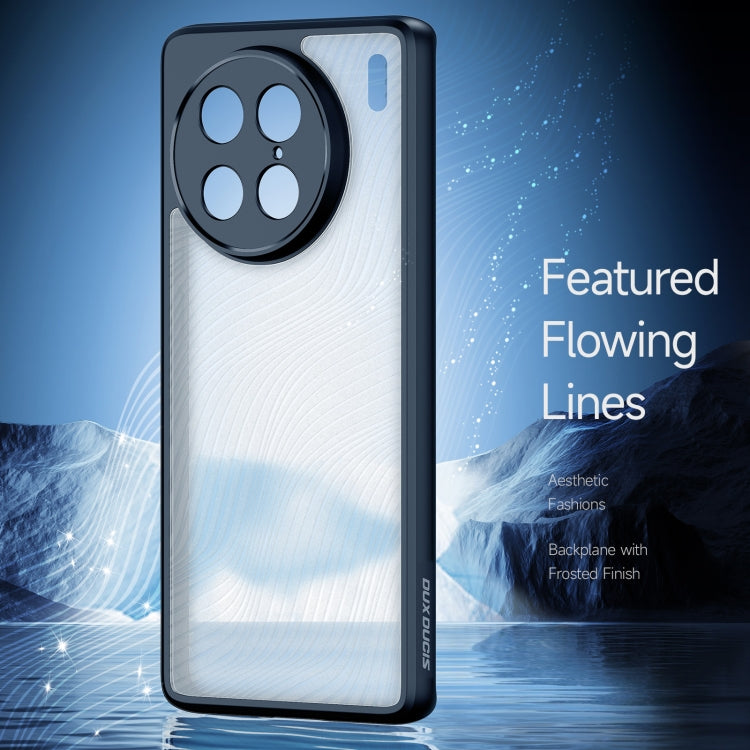 For vivo X90 Pro DUX DUCIS Aimo Series TPU + PC Frosted Feel Phone Case(Black)