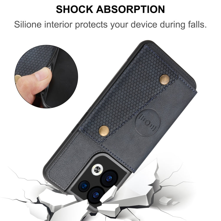 For OPPO Reno9 Pro+ Double Buckle Magnetic Phone Case