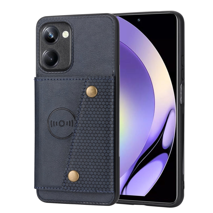 For Realme 10 Pro Double Buckle Magnetic Phone Case