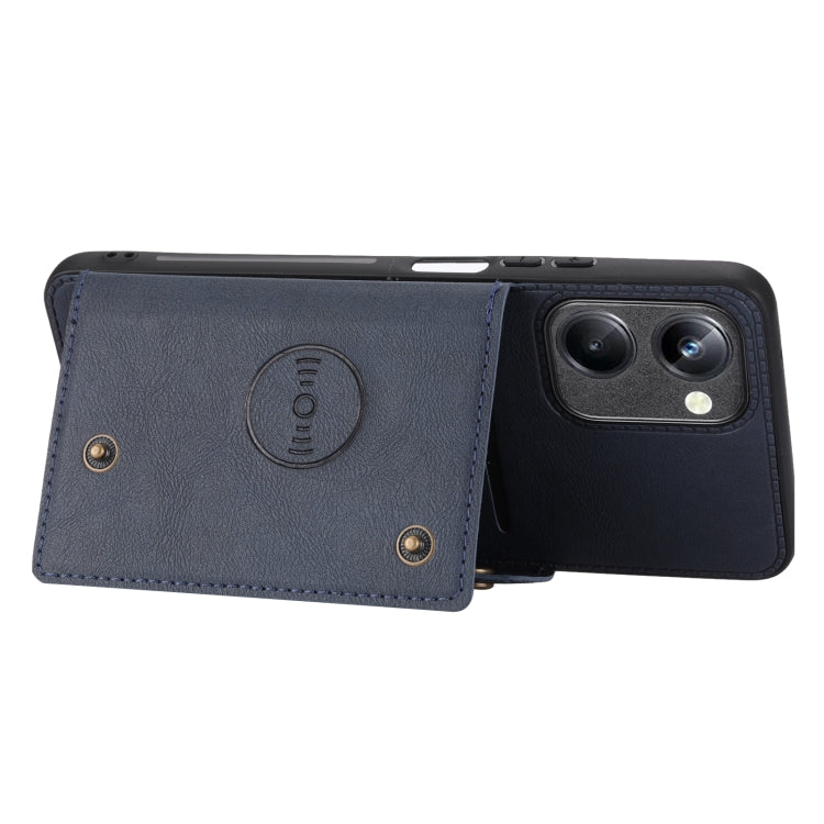 For Realme 10 Pro Double Buckle Magnetic Phone Case