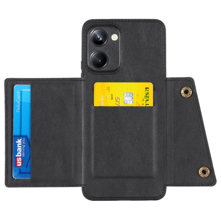 For Realme 10 Pro Double Buckle Magnetic Phone Case