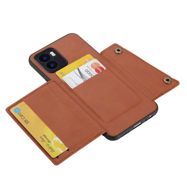 For vivo Y77 5G Double Buckle Magnetic Phone Case