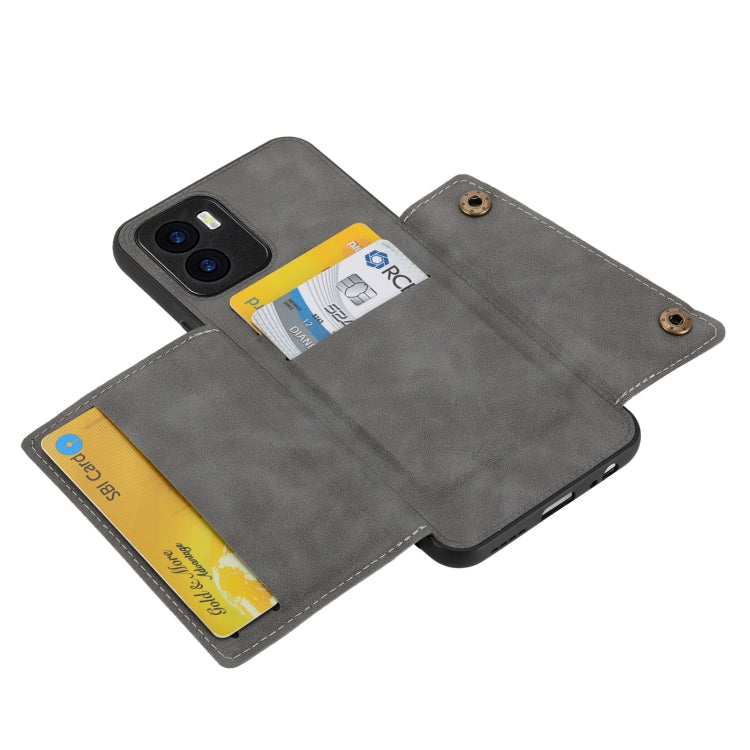 For vivo Y77 5G Double Buckle Magnetic Phone Case