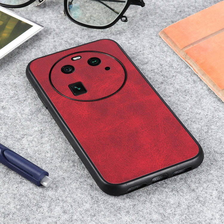 For OPPO Find X6 Two-color Calf Texture PU Phone Case