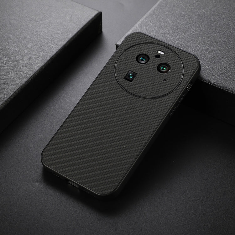 For OPPO Find X6 Pro Carbon Fiber Texture Shockproof Phone Case