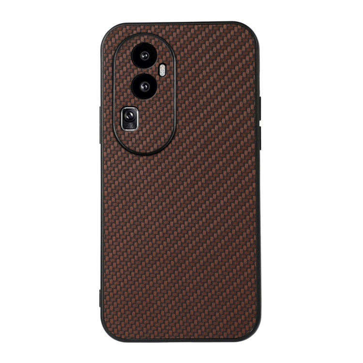 For OPPO Reno10 Pro+ Carbon Fiber Texture Shockproof Phone Case