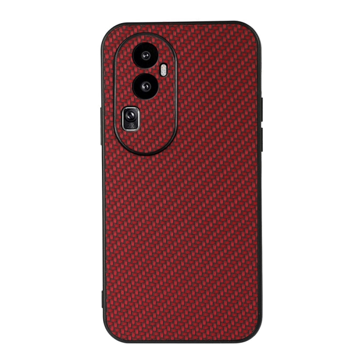 For OPPO Reno10 Pro China Carbon Fiber Texture Shockproof Phone Case