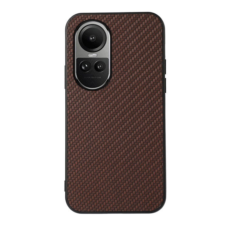For OPPO Reno10 Global / 10 Pro Global Carbon Fiber Texture Shockproof Phone Case