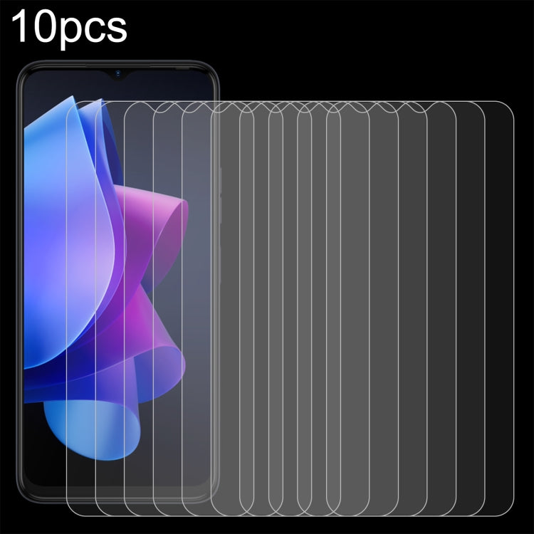 For Tecno Spark 10 5G 10pcs 0.26mm 9H 2.5D Tempered Glass Film