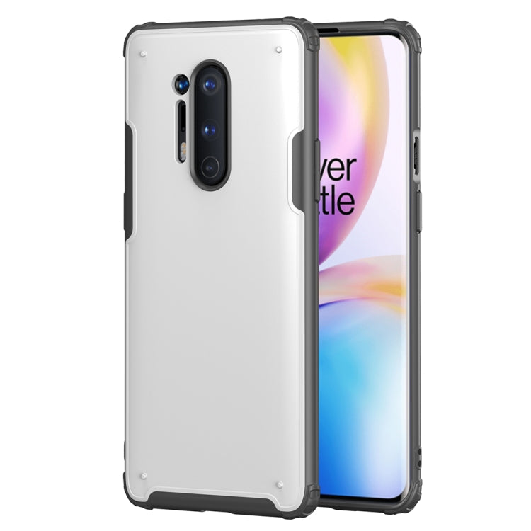 For OnePlus 8 Pro Solid Color Four-corner Shockproof TPU + PC Protective Case