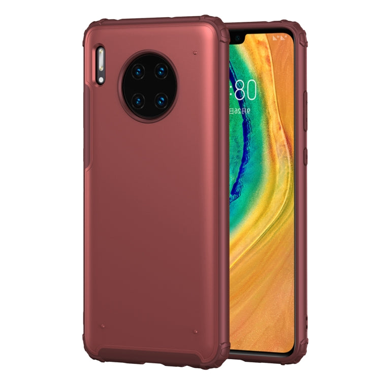 For Huawei Mate 30 Solid Color Four-corner Shockproof TPU + PC Protective Case