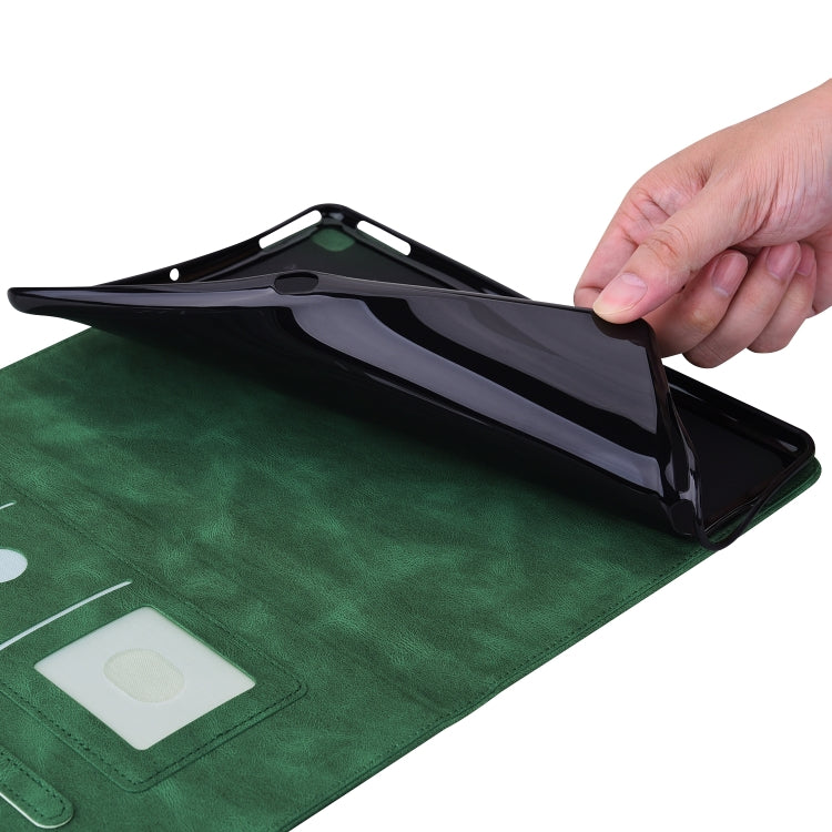 For Lenovo Tab M8 4th Gen TB-300FU Butterfly Flower Embossed Leather Tablet Case