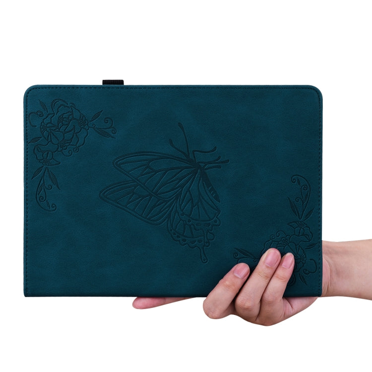 For Lenovo Tab M8 4th Gen TB-300FU Butterfly Flower Embossed Leather Tablet Case