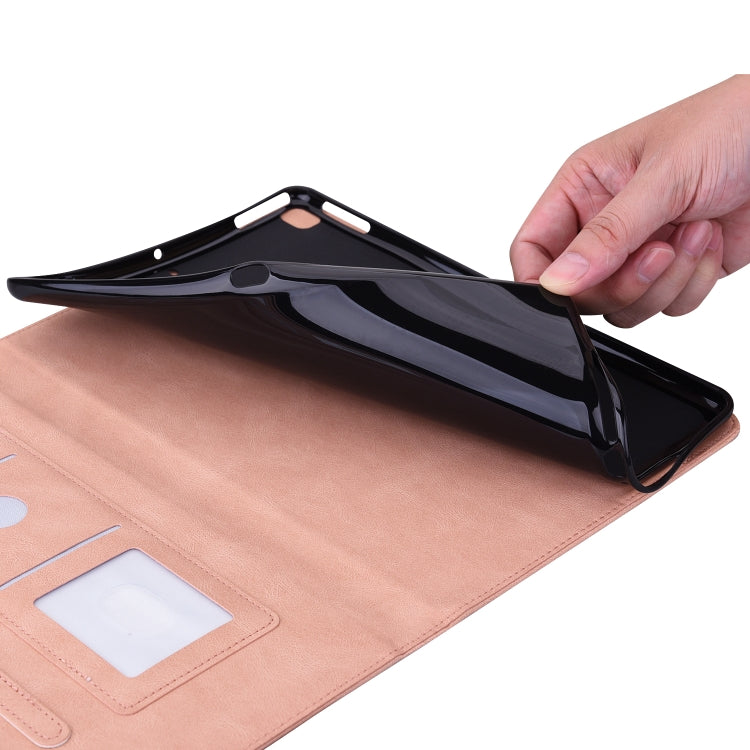 For Lenovo Tab M8 4th Gen TB-300FU Butterfly Flower Embossed Leather Tablet Case