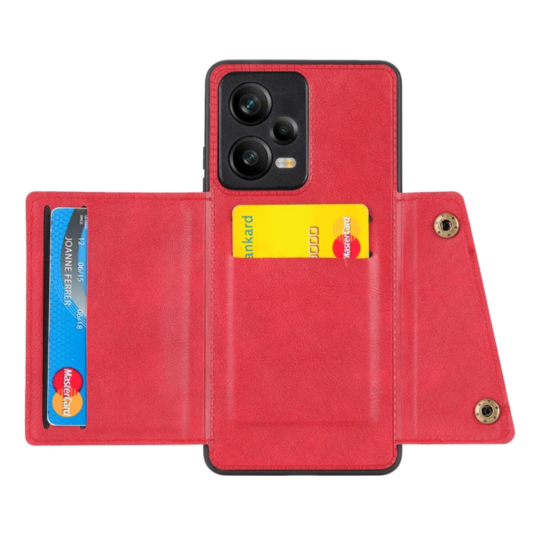 For Xiaomi Redmi Note 12 5G Global Double Buckle Magnetic Phone Case
