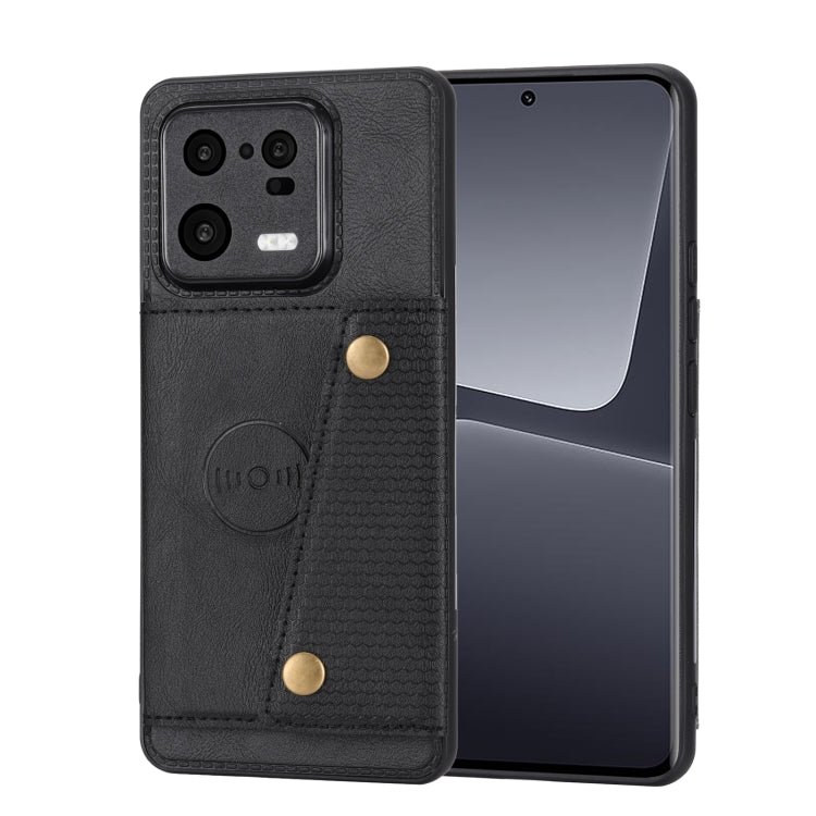 For Xiaomi 13 Pro Double Buckle Magnetic Phone Case