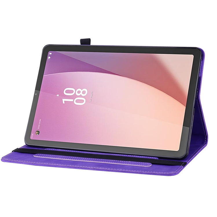 For Lenovo Tab M8 4th Gen TB-300FU Skin Feel Solid Color Zipper Leather Tablet Case