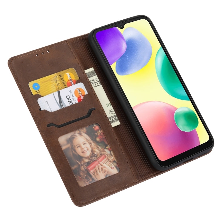 For Xiaomi Redmi 12C Embossed Happy Cat Pattern Flip Leather Phone Case