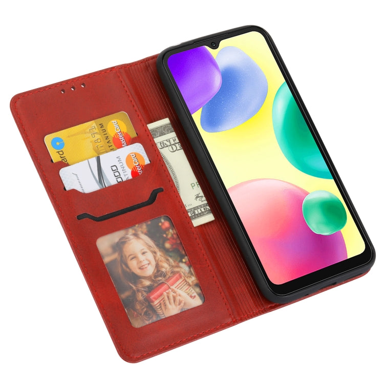 For Xiaomi Redmi 12C Embossed Happy Cat Pattern Flip Leather Phone Case