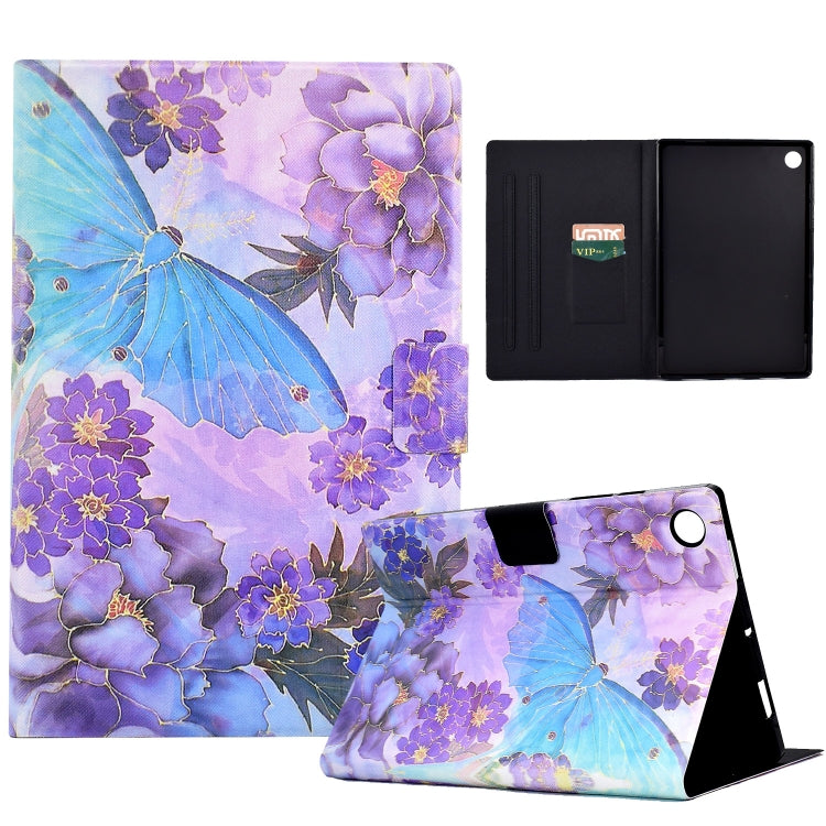 Coloured Drawing Leather Tablet Case For Huawei MatePad T 10 / T 10s / Honor Tablet Enjoy 2 / Pad X6 / Pad 6