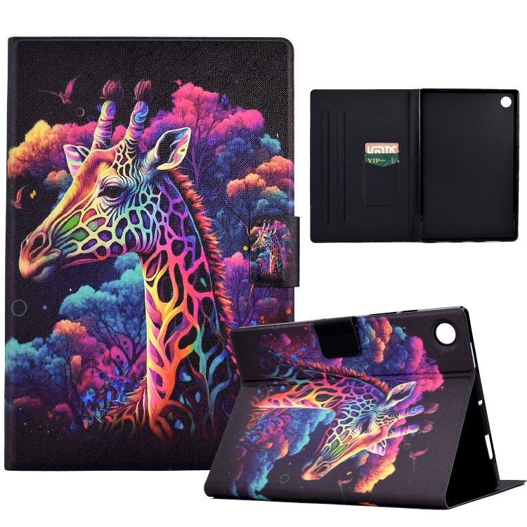 Coloured Drawing Leather Tablet Case For Huawei MatePad T 10 / T 10s / Honor Tablet Enjoy 2 / Pad X6 / Pad 6